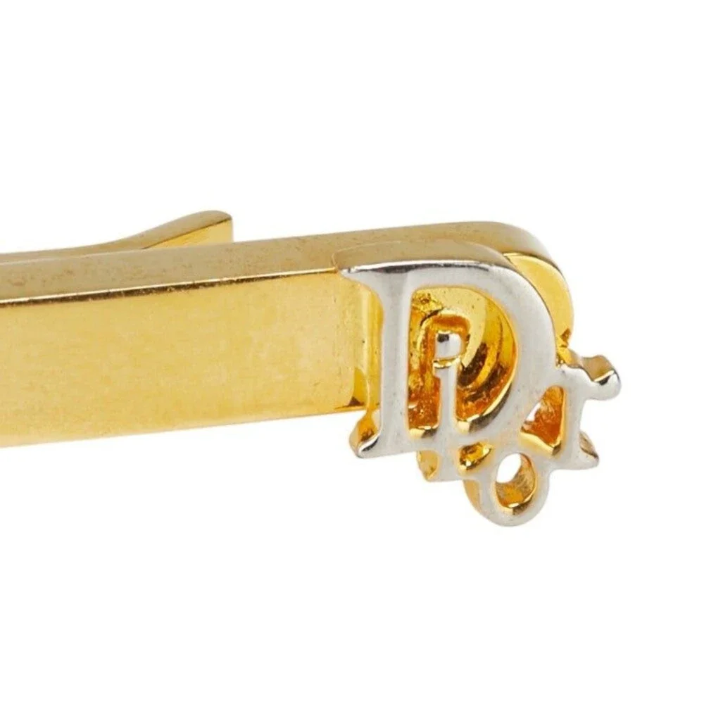 Dior Logo Tie Pin Gold Plated